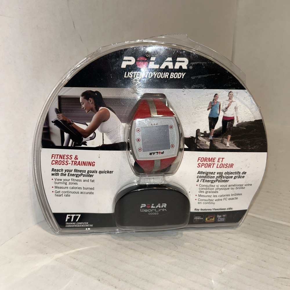 Polar FT7 Fitness‎ Watch Training Computer/Heart Rate Monitor (Broken Band) D3